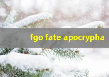 fgo fate apocrypha